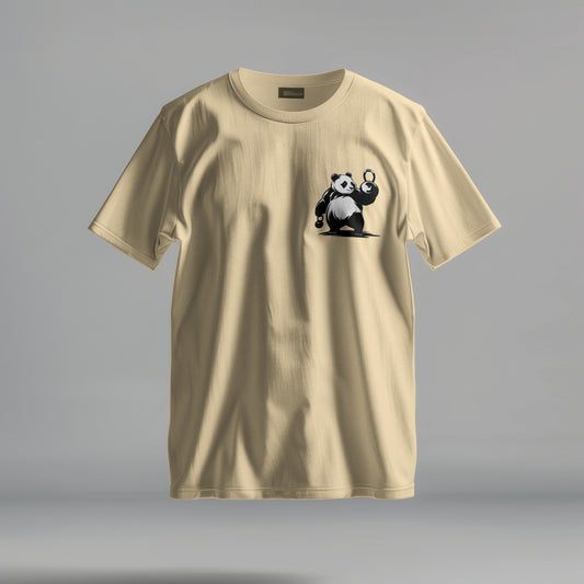 Panda Gains | Men Printed Tee-Shirt