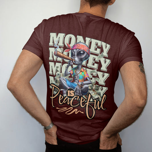 Money Is Power | Men Printed Tee-Shirt