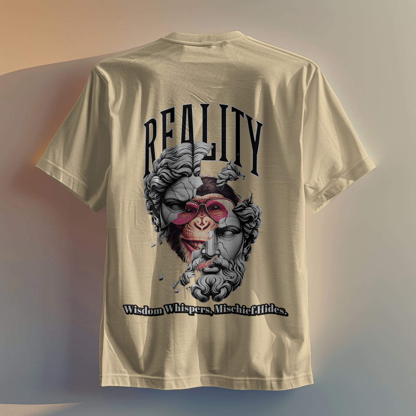 Reality Whispers | Men Printed Tee-Shirt