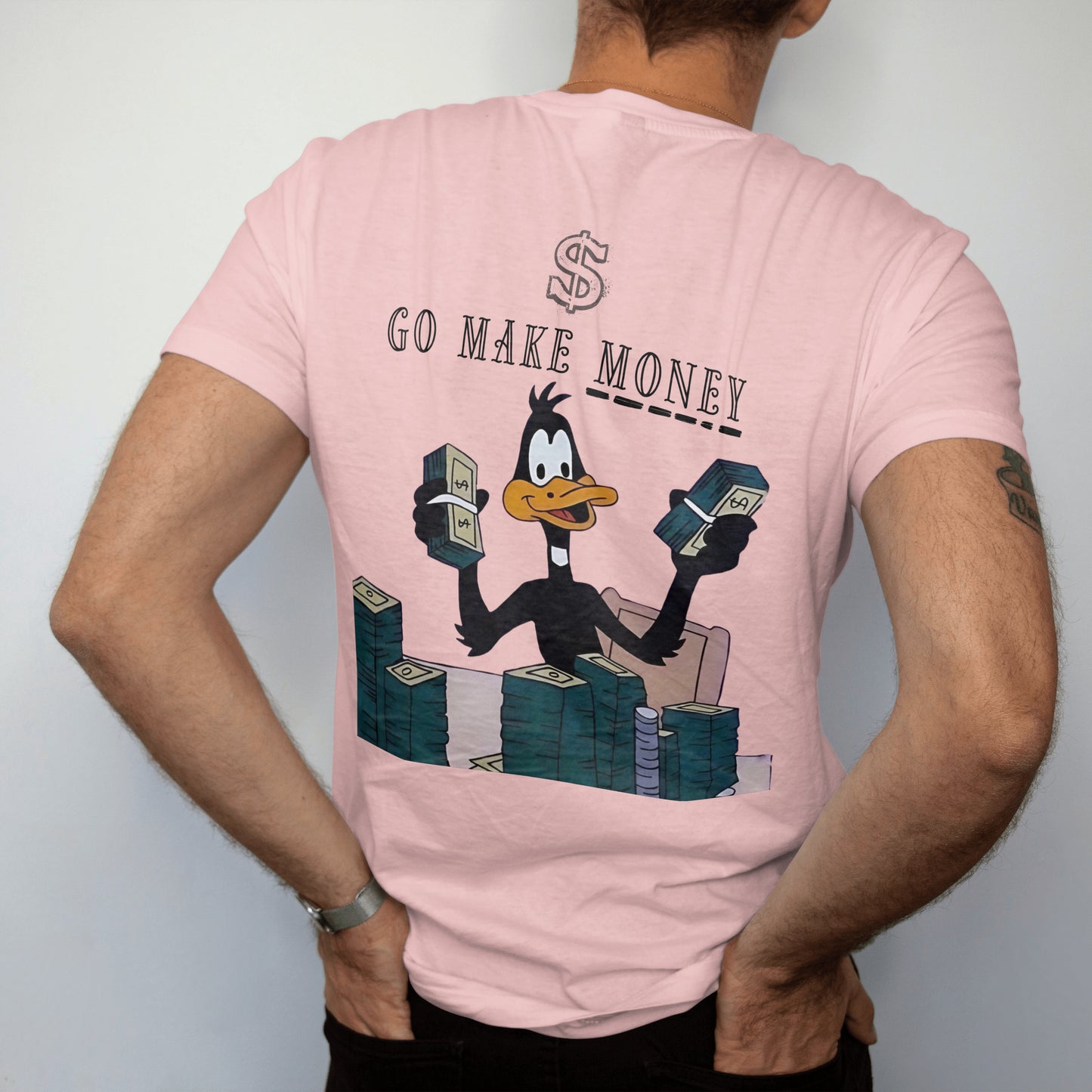 Quackin Cash | Men Printed Tee-Shirt