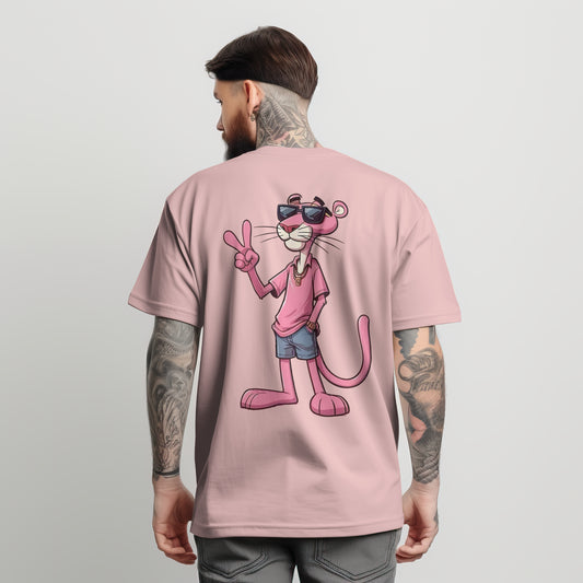 Pink Panther Vibe | Men Printed Tee-Shirt